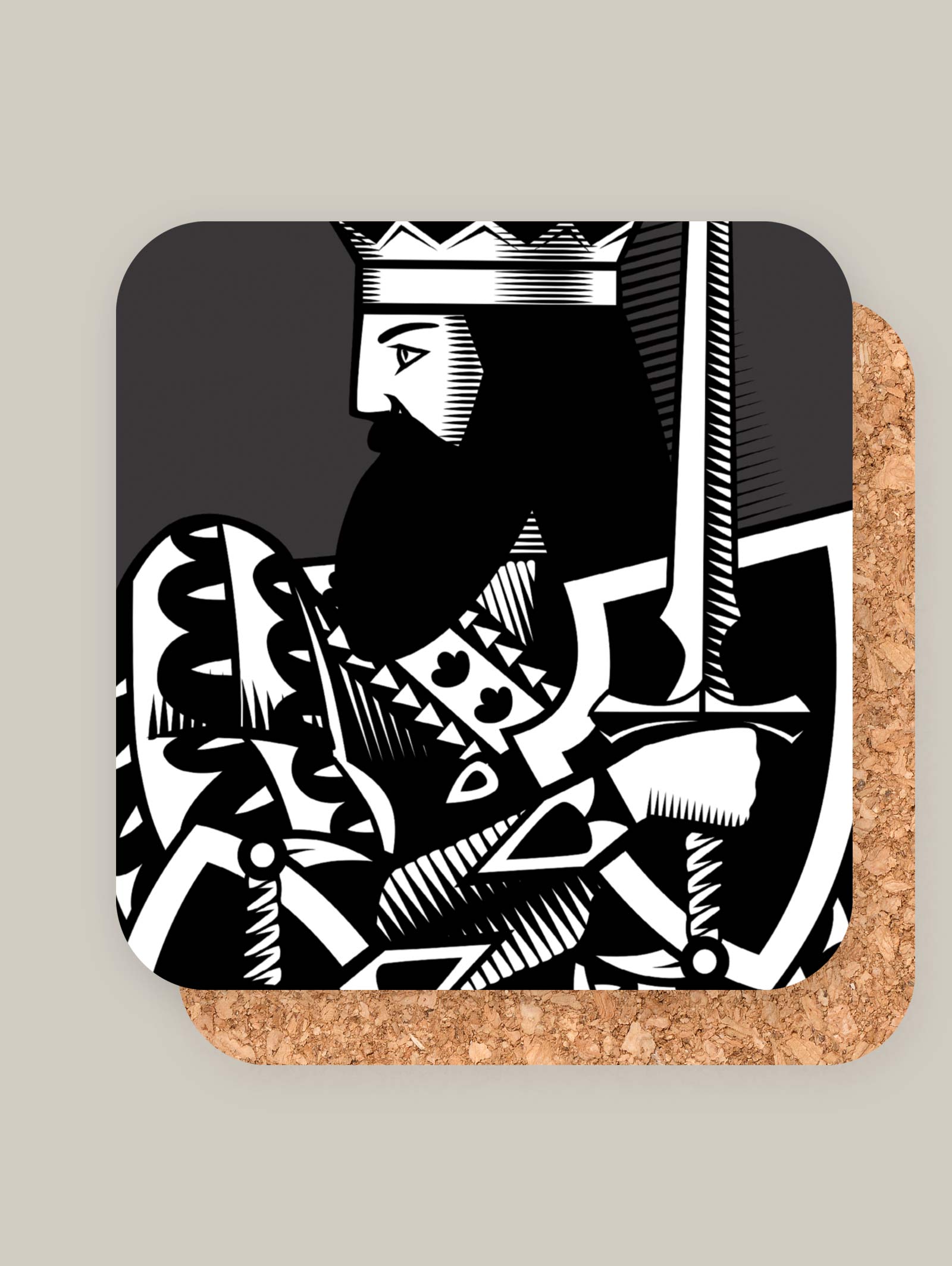 Royal Etch Coasters Dark Mode (Set of 4)