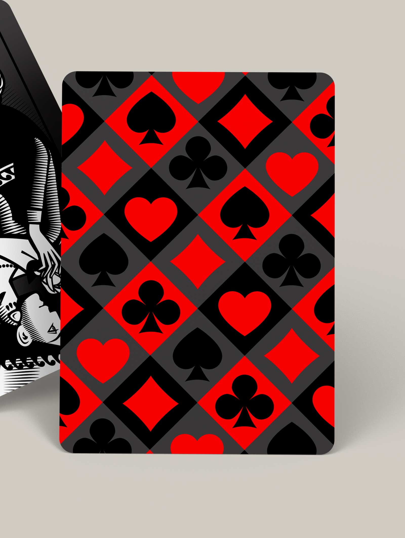 Royal Etch Playing Cards Dark Mode