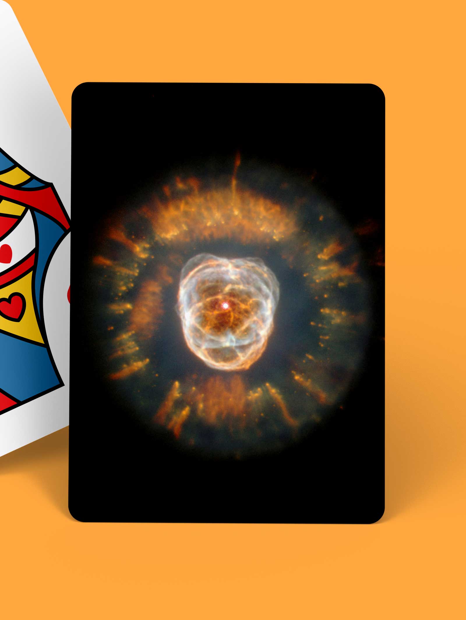 Cosmic Clown Nebula Playing Cards
